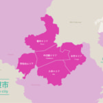 田辺市の地図